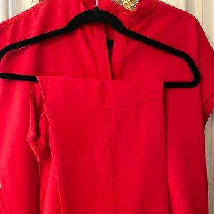 POP RED Large Figs Rafaela and Kade set, NWOT